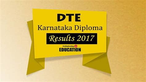 DTE Karnataka Diploma Result 2017 declared, steps to check.